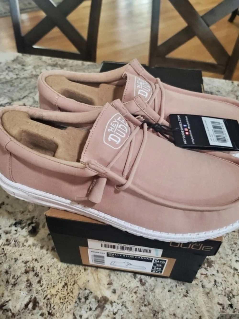 Hey Dude Wally Slub Canvas Men's Casual Shoes-NEW